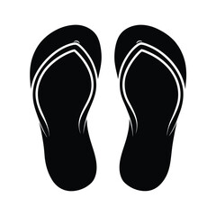 flip flops isolated on white