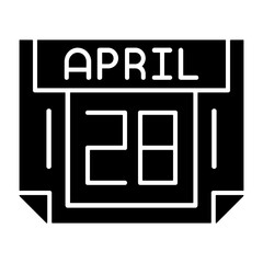 28 April Solid Style Icon