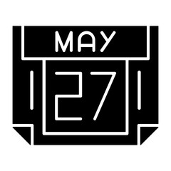 27 May Solid Style Icon