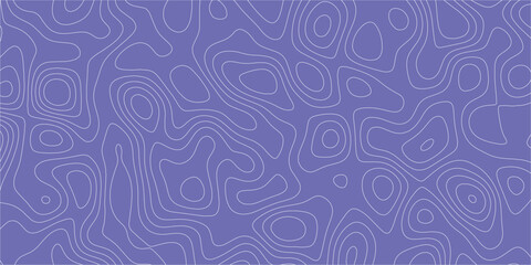 Decorative map-inspired contour lines in seamless artistic abstract background

