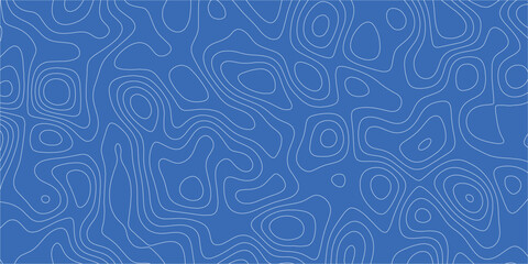 Decorative map-inspired contour lines in seamless artistic abstract background

