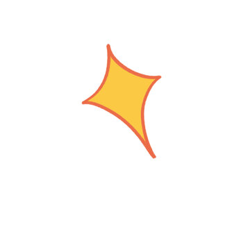 a crawing of 3d golden yellow star