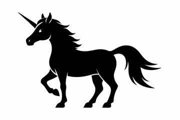 Big horse silhouette 