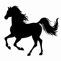 Obraz premium Big horse silhouette 