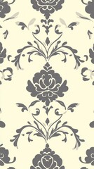 Obraz premium Elegant Damask Pattern Design