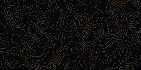 Flowing contour line art in a seamless pattern inspired by topographic elevation

