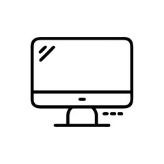 ai-computer flat vector