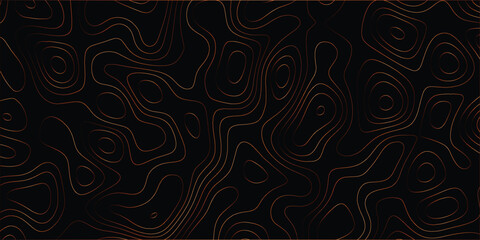 Seamless elevation line art with contour-based flowing terrain inspiration

