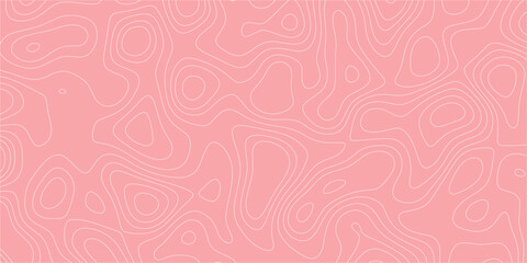 Creative topographic contour background with natural curves and seamless design

