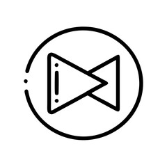 next-button flat vector