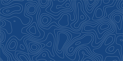 Creative topographic contour background with natural curves and seamless design

