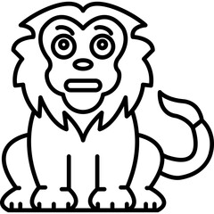 Lion Rolling Eyes Icon