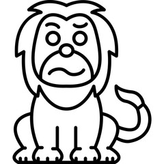 Lion Confused Icon