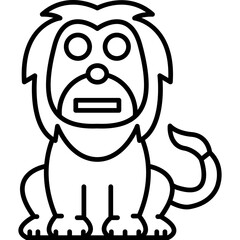 Lion Neutral Icon