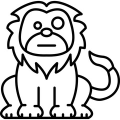 Lion Zany Icon