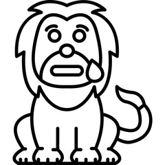Lion Embarrassed Icon