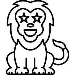 Lion Famous Icon