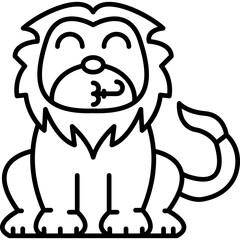 Lion Congratulation Icon