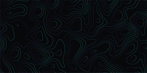 Seamless vector pattern inspired by topography and terrain contours in elegant linework


