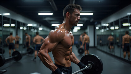 Unyielding Determination: Muscle and Sweat in Action