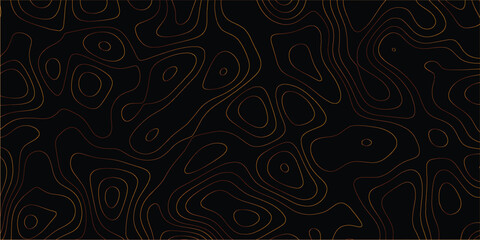 Decorative elevation pattern inspired by terrain maps and line art

