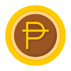 Obraz premium Spain pesetas Flat Icon