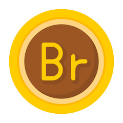 Ethiopian Birr Flat Icon