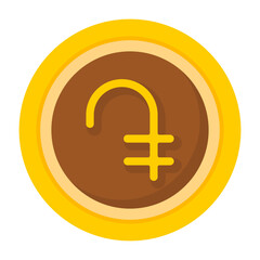 Obraz premium Armenian Dram Flat Icon
