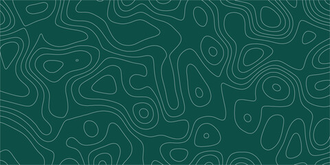 Seamless background with artistic elevation contour lines and natural curves

