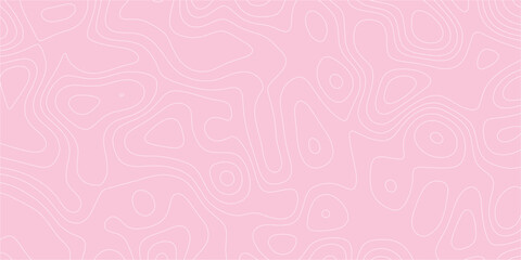 Stylized seamless elevation map with artistic contour lines and organic shapes

