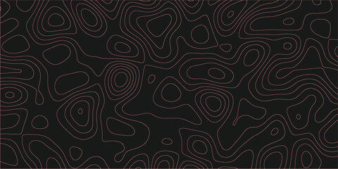 Abstract background with topographic mapping lines in a flowing composition

