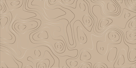 Abstract elevation-inspired design with smooth flowing contour lines


