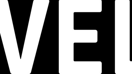 animaterd text headline level up sliding from right to left. Green screen transition video effect for smooth cut - Powered by Adobe