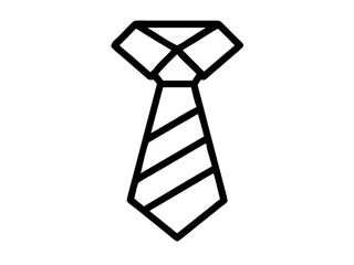 tie flat vector