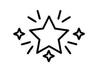 star flat vector