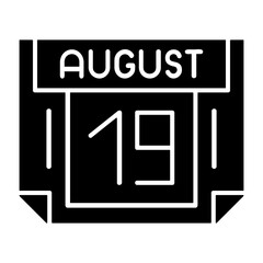 19 August Solid Style Icon
