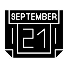 21  September Solid Style Icon
