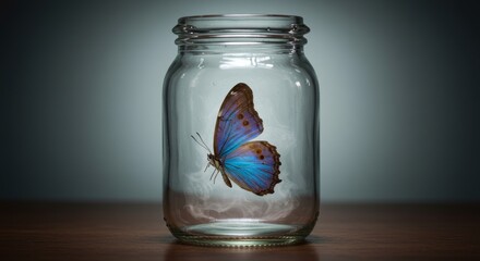 Butterfly Imprisoned: A Symbol of Environmental Concerns and Loss of Habitat