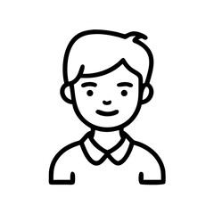 Obraz premium young-man flat vector