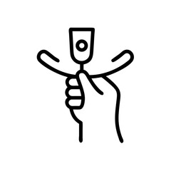 demonstration flat vector