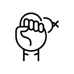 feminism flat vector