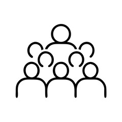 audience flat vector