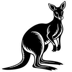 Kangaroo silhouette