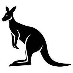 Kangaroo silhouette