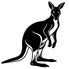 Kangaroo silhouette