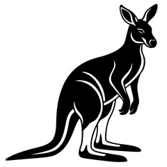 Kangaroo silhouette