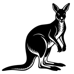 Kangaroo silhouette