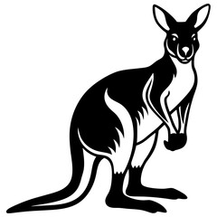 Kangaroo silhouette
