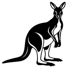 Kangaroo silhouette