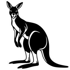 Kangaroo silhouette